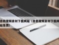 敦煌自救视频素材下载网站（自救视频素材下载网站免费）